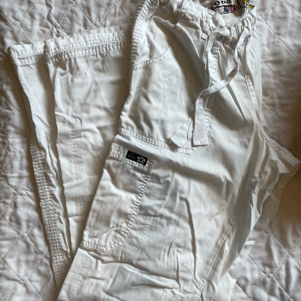 Koi White Boot Cut Flare Pants